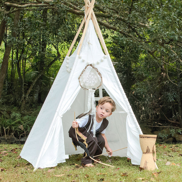 Teepee Regular Size Used In Imaginative Play - Cowboys & Indians